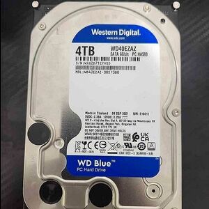 Western Digital Blue (5400 RPM, 3.5", SATA III, 64MB Cache) 4TB Internal...